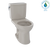 TOTO® Drake® II 1G® Two-Piece Round 1.0 GPF Universal Height Toilet with CEFIONTECT, Bone - CST453CUFG#03