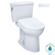 TOTO® Drake® Transitional WASHLET®+ Two-Piece Elongated 1.28 GPF TORNADO FLUSH® Toilet and S7A Contemporary Bidet Seat with Auto Flush, Cotton White - MW7864736CEGA#01