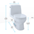TOTO® Ultimate® One-Piece Round Bowl 1.6 GPF Toilet, Cotton White - MS853113#01