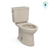 TOTO® Drake® Two-Piece Elongated 1.28 GPF Universal Height TORNADO FLUSH® Toilet with CEFIONTECT®, Bone - CST776CEFG#03
