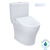 TOTO® WASHLET®+ Aquia® IV Two-Piece Elongated Dual Flush 1.28 and 0.9 GPF Toilet with S7 Contemporary Bidet Seat, Cotton White - MW4464726CEMFGN#01