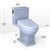 TOTO® WASHLET®+ Connelly® Two-Piece Elongated Dual Flush 1.28 and 0.9 GPF Toilet and Classic WASHLET S7 Classic Bidet Seat, Cotton White - MW4944724CEMFG#01