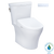 TOTO® WASHLET®+ Aquia IV® Arc Two-Piece Elongated Dual Flush 1.28 and 0.9 GPF Toilet with Auto Flush S7 Contemporary Bidet Seat, Cotton White - MW4484726CEMFGNA#01