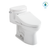 TOTO® WASHLET+® Supreme® II One-Piece Elongated 1.28 GPF Toilet and WASHLET+® C5 Bidet Seat, Cotton White - MW6343084CEFG#01