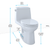 TOTO® Eco UltraMax® One-Piece Elongated 1.28 GPF ADA Compliant Toilet, Bone - MS854114EL#03