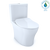 TOTO® Aquia® IV Two-Piece Elongated Dual Flush 1.28 and 0.9 GPF Toilet with CEFIONTECT® and SoftClose® Seat, WASHLET®+ Ready, Cotton White - MS446234CEMGN#01