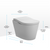 TOTO® NEOREST® LS Dual Flush 1.0 or 0.8 GF Integrated Bidet Toilet, Cotton White with Black Trim - MS8732CUMFG#01B