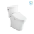 TOTO® WASHLET®+ Aquia IV® Arc Two-Piece Elongated Dual Flush 1.28 and 0.9 GPF Toilet with C5 Bidet Seat, Cotton White - MW4483084CEMFGN#01