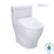 TOTO® WASHLET®+ Aimes One-Piece Elongated 1.28 GPF Toilet and Contemporary WASHLET S7 Contemporary Bidet Seat, Cotton White - MW6264726CEFG#01