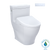 TOTO® WASHLET®+ Aimes® One-Piece Elongated 1.28 GPF Toilet with Auto Flush S7 Contemporary Bidet Seat, Cotton White - MW6264726CEFGA#01