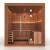 Golden Designs 2025 Updated "Osla Edition" 6 Person Traditional Sauna - Canadian Red Cedar Interior and Pacific Premium Clear Cedar Exterior - GDI-7689-02