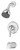 Symmons Origins Tub & Shower Faucet Trim (L4,L7) - Less Head, Arm, Flange, And Handle - Chrome - 9602L4L7TRM