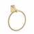 Paradise Bathworks 64004 Shangri-La - Towel Ring - Satin Brass