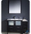 Fresca Torino FVN62-3612ES-UNS 48" Espresso Modern Bathroom Vanity Cabinet w/ Side Cabinet & Undermount Sinks - Espresso