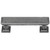 MNG Hardware 8" Pull with Back Plate - Poise - Distressed Pewter - 83864