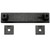 MNG Hardware 83813 8" Pull with Back Plate - Poise - Oil Rubbed Bronze