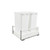 Rev-A-Shelf Tandem Pullout Waste/Trash Container w/ Soft-Close - TWCSC-1850DM-2