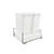 Rev-A-Shelf Tandem Pullout Waste/Trash Container w/ Soft-Close and SERVO-DRIVE System - TWCSD-21DM-2