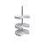Rev-A-Shelf Polymer Kidney-Shaped 3-Shelf Lazy Susan for 31" H Corner Wall Cabinets - LD-2473-1836-11-1