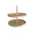 Rev-A-Shelf Banded Wood D-Shaped 2-Shelf Lazy Susans for Corner Base Cabinets - LD-4BW-262-28-1