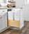 Rev-A-Shelf 4VLWCSC-2150DM-2 Wood Bottom Mount Pullout Waste/Trash Container w/ Soft-Close