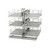 Rev-A-Shelf Gray Three-Tier Elite Optimizer w/ Soft-Close for 15" Blind Corner Cabinet Openings - 53PSPE3-15SC-GR