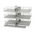 Rev-A-Shelf Gray Three-Tier Elite Optimizer w/ Soft-Close for 18" Blind Corner Cabinet Openings - 53PSPE3-18SC-GR