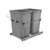 Rev-A-Shelf Chrome Steel Pullout Waste/Trash Containers - RV-18KD-17C S