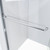 Dreamline SDAM60W700VXX01 Alliance Pro ML 56 - 60 inch W x 70 1/2 inch H Semi-Frameless Bypass Shower Door in Chrome
