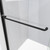 Dreamline SDAM60W700VXX09 Alliance Pro ML 56 - 60 inch W x 70 1/2 inch H Semi-Frameless Bypass Shower Door in Matte Black Dreamline SDAM60W700VXX09 Alliance Pro ML 56 - 60 inch W x 70 1/2 inch H Semi-Frameless Bypass Shower Door in Matte Black