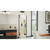 Dreamline SDAD33D720VXX09 Ascend 33 1/4 - 34 inch W x 72 inch H Frameless Pivot Shower Door in Matte Black