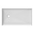 Dreamline DTP-1130601 TilePrime 30 inch D x 60 inch W x 3 inch H Left Drain Single Threshold Shower Base