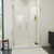 Dreamline SDAD545720VXX01 Ascend 54 1/2 - 55 1/2 inch W x 72 inch H Frameless Pivot Shower Door in Chrome