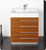 Fresca FVN8030TK 30" Teak Modern Bathroom Vanity Cabinet W/ Medicine Cabinet  - Teak