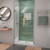 Dreamline SHDR-2042722-04 Unidoor-LS 42 - 43 inch W x 72 inch H Frameless Hinged Shower Door in Brushed Nickel