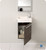 Fresca FVN8002GO Small Gray Oak Modern Wall Hung 15'' Bathroom Vanity Cabinet W/ Tall Mirror  - Gray Oak