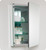 Fresca FVN8006BW 23'' W Bathroom Vanity Cabinet , White Sink & Faucet & Mirror Medicine Cabinet - Wall Mounted - Black