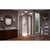 Dreamline DL-6710-09 Cornerview 36 inch D x 36 inch W x 74 3/4 inch H Framed Sliding Shower Enclosure in Matte Black with White Shower Base Kit