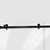 Dreamline SHEN-6434600-09 Enigma Air 34 3/4 inch D x 60 3/8 inch W x 76 inch H Frameless Sliding Shower Enclosure in Matte Black