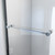 Dreamline SDHA54W760VXX04 Harmony 50 - 54 inch W x 76 inch H Semi-Frameless Bypass Shower Door in Brushed Nickel