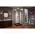 Dreamline DL-6709-88-09 Cornerview 42 inch D x 42 inch W x 74 3/4 inch H Framed Sliding Shower Enclosure in Matte Black with Shower Base Kit