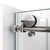 Dreamline SE6172F340VDX08 Enigma-X 34 1/2 inch D x 68 3/8 - 72 3/8 inch W x 76 inch H Frameless Sliding Shower Enclosure in Polished Stainless Steel Dreamline SE6172F340VDX08 Enigma-X 34 1/2 inch D x 68 3/8 - 72 3/8 inch W x 76 inch H Frameless Sliding Shower Enclosure in Polished Stainless Steel