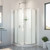 Dreamline E2703838XXQ0004 Prime 38 inch x 38 inch x 78 3/4 inch H Semi-Frameless Sliding Shower Enclosure in Brushed Nickel and Clear Glass, Shower Base, and Wall Kit in White Dreamline E2703838XXQ0004 Prime 38 inch x 38 inch x 78 3/4 inch H Semi-Frameless Sliding Shower Enclosure in Brushed Nickel and Clear Glass, Shower Base, and Wall Kit in White