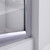 Dreamline E2703636XFQ0001 Prime 36 inch x 36 inch x 78 3/4 inch H Semi-Frameless Sliding Shower Enclosure in Chrome and Frosted Glass, Shower Base, and Wall Kit in White