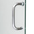 Dreamline D2096032XXR0006 Infinity-Z 32 inch D x 60 inch W x 78 3/4 inch H Semi-Frameless Sliding Shower Door in Oil Rubbed Bronze and Clear Glass, Right Drain Shower Base, and Wall Kit in White