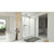 Dreamline D2116034XXC0004 Visions 34 inch D x 60 inch W x 78 3/4 inch H Semi-Frameless Sliding Shower Door in Brushed Nickel, Center Drain Shower Base, and Wall Kit in White Dreamline D2116034XXC0004 Visions 34 inch D x 60 inch W x 78 3/4 inch H Semi-Frameless Sliding Shower Door in Brushed Nickel, Center Drain Shower Base, and Wall Kit in White