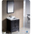 Fresca FVN2024ES 24" Espresso Traditional Bathroom Vanity Cabinet w/ Mirror