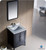 Fresca FVN2024ES 24" Espresso Traditional Bathroom Vanity Cabinet w/ Mirror