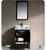 Fresca FVN2024ES 24" Espresso Traditional Bathroom Vanity Cabinet w/ Mirror