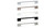Viefe 0053192ZM2 Dino - cc160-192L221mm Matte Black Door Handle